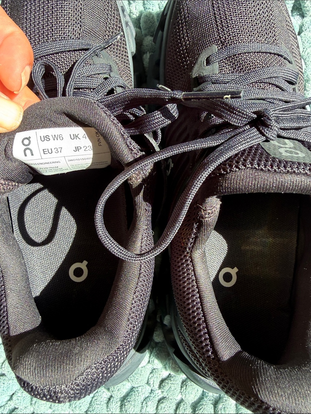 On Running Black woman’s Athletic Running Shoes - Picture 6 of 11